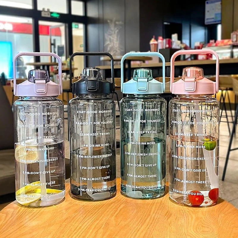 Plastic water bottle BPA free reusable for daily use