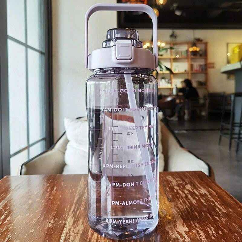 Plastic water bottle BPA free reusable for daily use