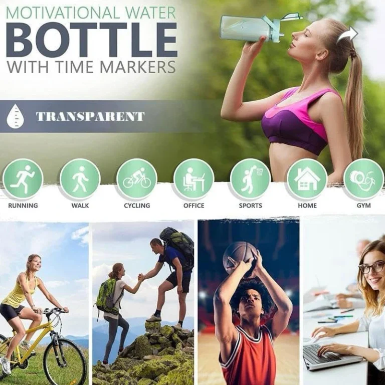 Plastic water bottle BPA free reusable for daily use