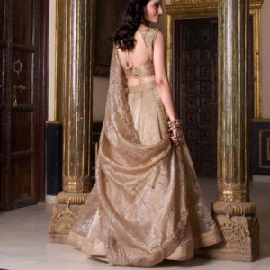 Gold Crush Lehenga