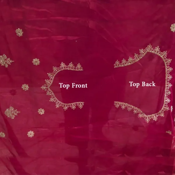 Maroon Floral & Sequin Lehenga Set for Women | Designer Wedding & Festive Wear