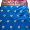 2 Colors Available Banarasi Silk Sarees with Gold Zari | Pushti24