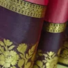 2 Colors Available Banarasi Silk Sarees with Gold Zari | Pushti24